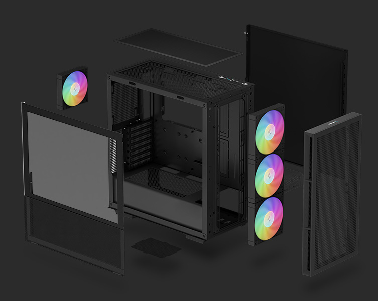DeepCool CH560 ATX Airflow case